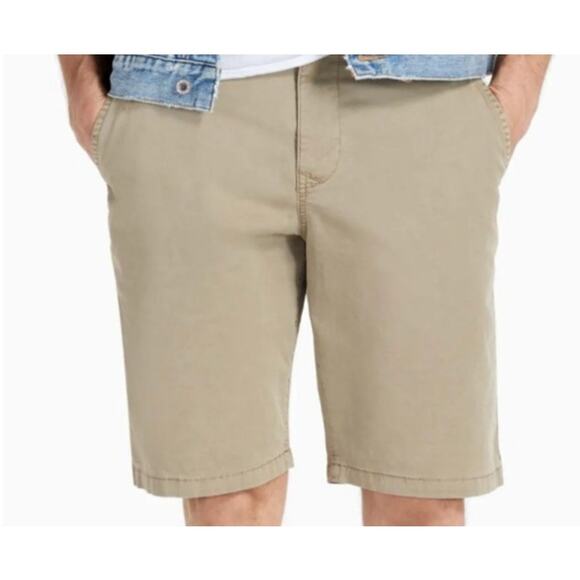Lucky Brand Saturday Stretch Men's Khaki Shorts - Size 32 - Picture 1 of 5